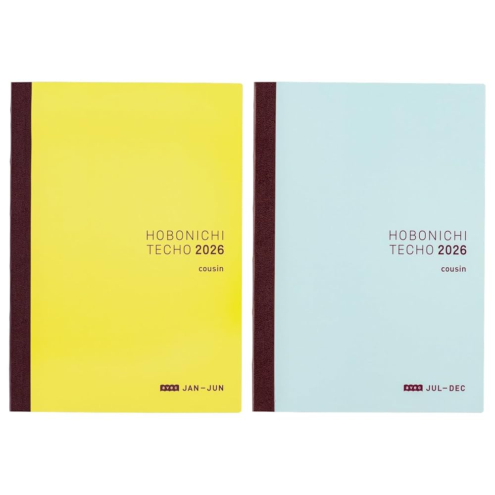 Amazon.co.jp: ほぼ日手帳2026本体カズン avec[A5/1日1ページ